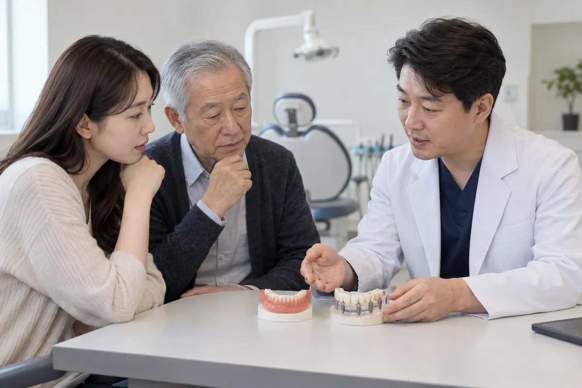 서귀포 부모님 전체 임플란트 상담, 틀니에서 바꾸기 전 확인할 것