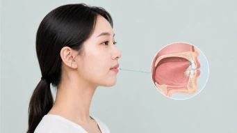 혀의 안정 위치 동작 안내