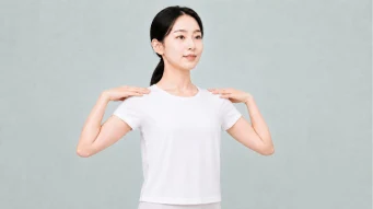 어깨 펴기 동작 안내